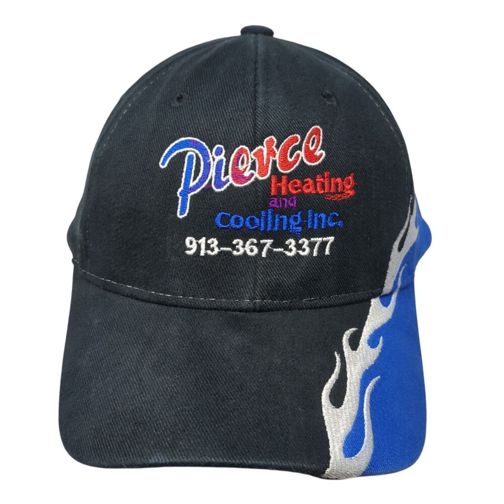 Pierce Heating And Cooling Strapback Hat Black One Size Magic Headwear